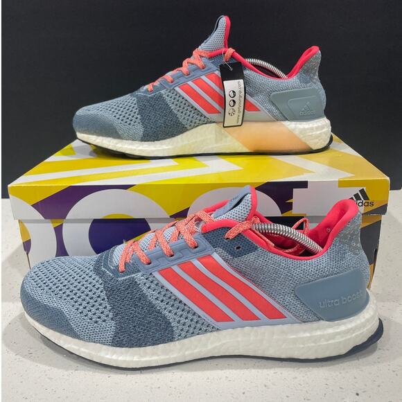 adidas Shoes - Adidas UltraBoost ST Blue Haze Coral BA7835 women size 12 New NWT